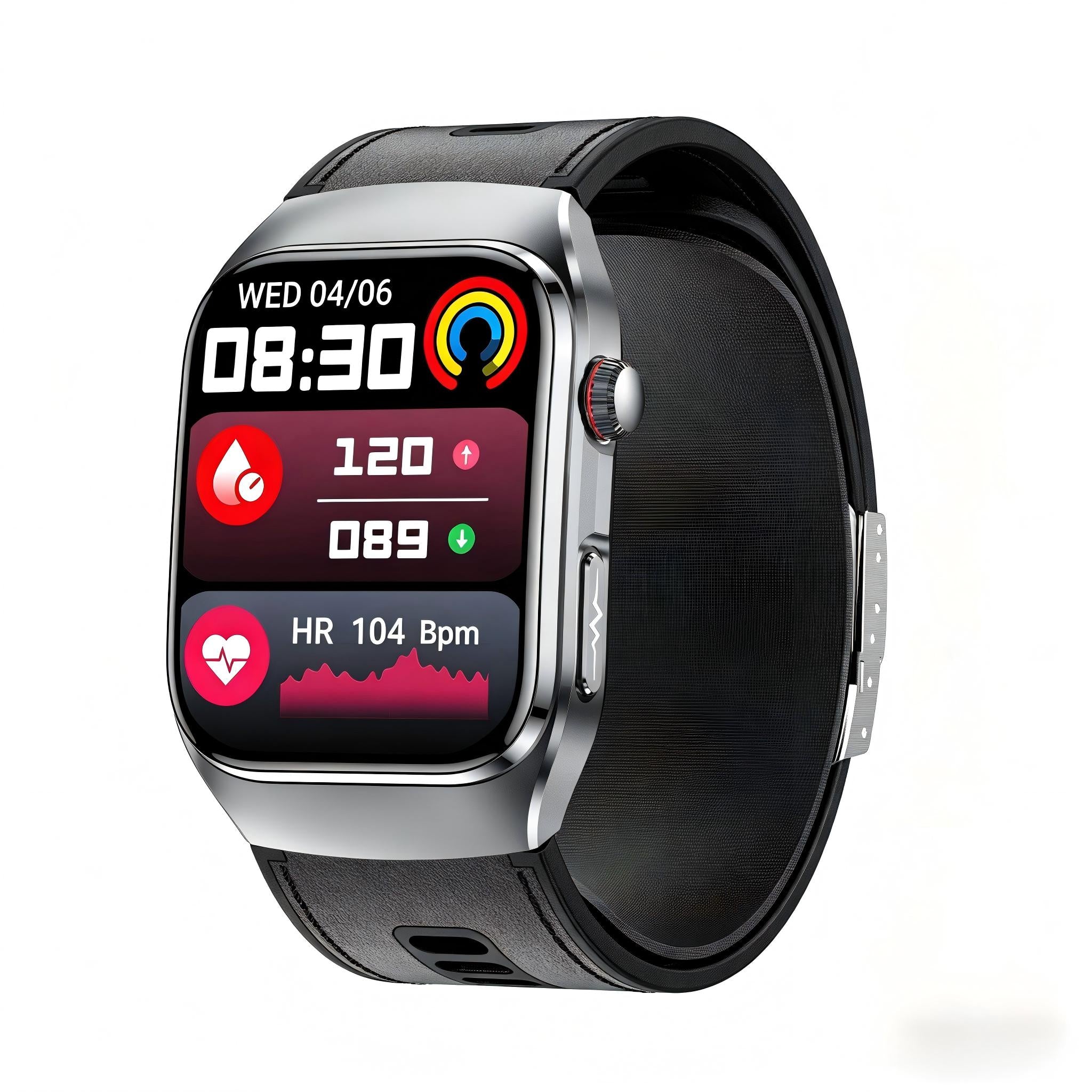 W9S Air-Pump Wellness Watch with ECG