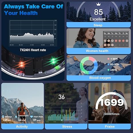 R7 Smart Ring for Sleep & Activity Trends